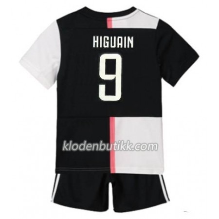 Juventus Gonzalo Higuain 9 Barn Hjemmedraktsett 2019-2020 Kortermet (+ Korte bukser)